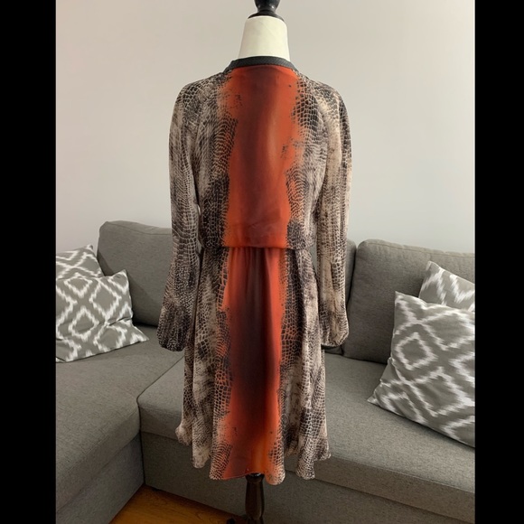 Nine WEst Snake Skin Print Midi Dress - Picture 3 of 3